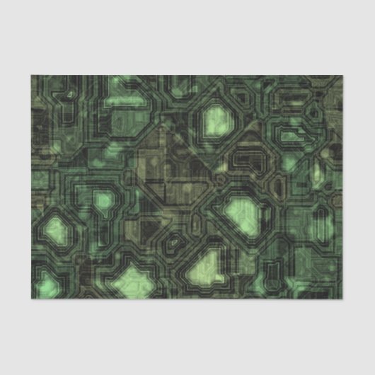 コンピュータ回路の背景 薄葉紙 (正面)