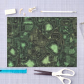 コンピュータ回路の背景 薄葉紙 (クラフト)