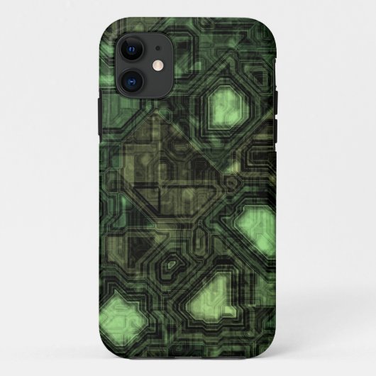 コンピュータ回路の背景 Case-Mate iPhoneケース (裏面)