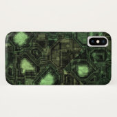コンピュータ回路の背景 Case-Mate iPhoneケース (裏面(横))