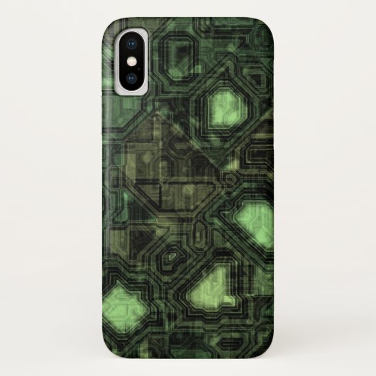 コンピュータ回路の背景 Case-Mate iPhoneケース (裏面)