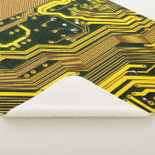 コンピュータ回路ボード電気通信,抽象芸術, シェルパブランケット (3/4)