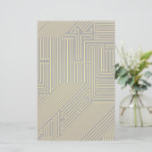 コンピュータ回路基板のパターン 便箋 (スタンド正面)