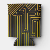 コンピュータ回路基板パターン 缶クーラー (正面)