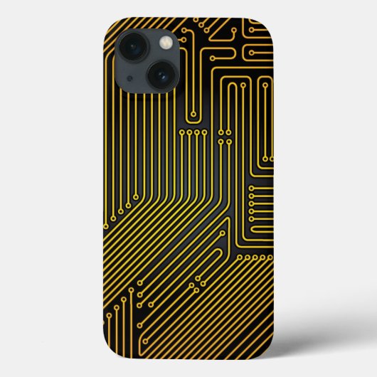 コンピュータ回路基板パターン Case-Mate iPhoneケース (裏面)