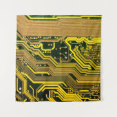 コンピュータ回路基板電気通信,抽象芸術,a タペストリー (正面)