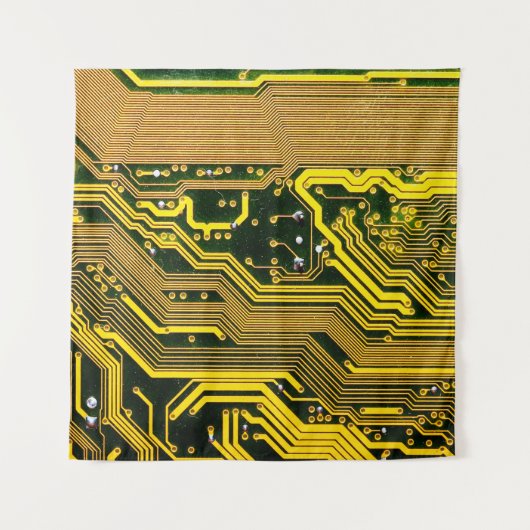 コンピュータ回路基板電気通信,抽象芸術,a タペストリー (正面)