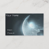 コンピュータ地球の名刺 名刺 (裏面)