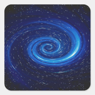 コンピュータ宇宙イメージ スクエアシール
