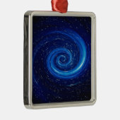 コンピュータ宇宙イメージ メタルオーナメント (右)