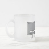 コンピュータ家族それスクリーンのマウスのPCタワー フロストグラスマグカップ (左)