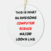 コンピュータ専攻の科学素晴らし、 セラミックオーナメント (左)