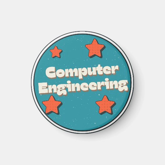 コンピュータ工学 マグネット (正面)