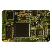 コンピュータ懸命ドライブ回路基板 – 緑 マグネット (横)