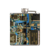 コンピュータ懸命ドライブ回路基板 – 青 フラスク (裏面)