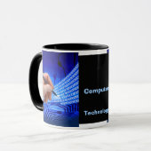 コンピュータ技術のマグ マグカップ (正面左)