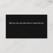 コンピュータ技術の名刺 名刺 (裏面)