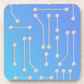 コンピュータ技術の大規模集積回路パターンテンプレート コースター (正面)