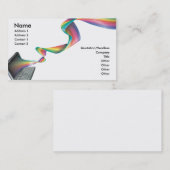 コンピュータ技術の虹の名刺 名刺 (正面/裏面)