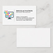 コンピュータ技術アイコン 名刺 (正面/裏面)