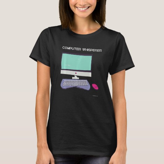コンピュータ技術ウィスパーラーウィザードサポート12 Tシャツ (正面)