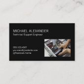 コンピュータ技術者によるハードウェアの交換 名刺 (正面)