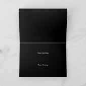 コンピュータ技術者による修理サービスのグリーティングカード カード (内部)