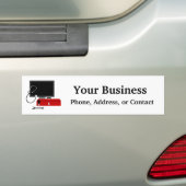 コンピュータ技術者の修理サービスバンパーステッカー バンパーステッカー (車上)