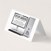 コンピュータ技術者の修理 名刺 (正面)