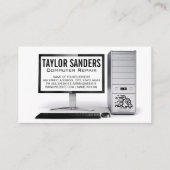 コンピュータ技術者の修理 名刺 (正面)