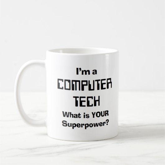 コンピュータ技術者 コーヒーマグカップ (左)