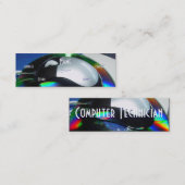 コンピュータ技術者Iプロファイルカード スキニー名刺 (正面/裏面)