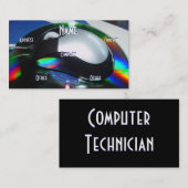 コンピュータ技術者Iプロファイルカード 名刺 (正面/裏面)