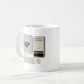 コンピュータ抱擁マグ コーヒーマグカップ (正面左)