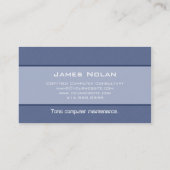 コンピュータ業界は青の抽象的な角度を梳きます 名刺 (裏面)