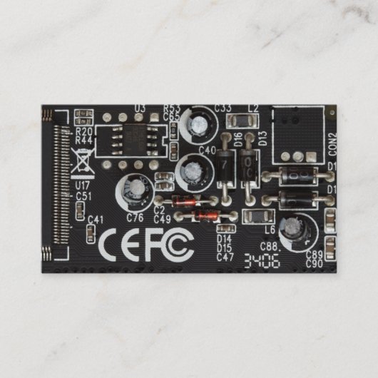 コンピュータ業界カード 名刺 (正面)