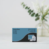 コンピュータ業界カード 名刺 (スタンド正面)