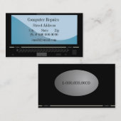 コンピュータ業界 名刺 (正面/裏面)