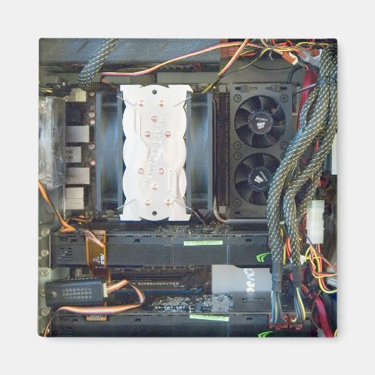 コンピュータ機器のキャンバス マグネット (正面)