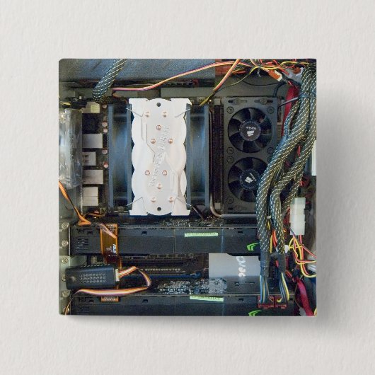 コンピュータ機器 缶バッジ (正面)