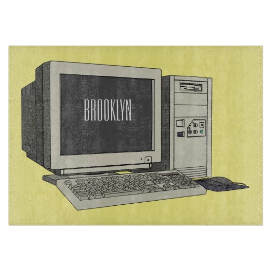 コンピュータ漫画イラストレーション カッティングボード (正面)