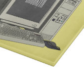 コンピュータ漫画イラストレーション カッティングボード (角)