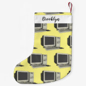 コンピュータ漫画イラストレーション スモールクリスマスストッキング (裏面)