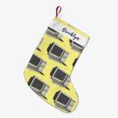 コンピュータ漫画イラストレーション スモールクリスマスストッキング (正面 (吊り時))