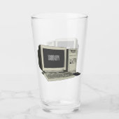 コンピュータ漫画イラストレーション タンブラーグラス (正面)