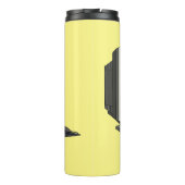 コンピュータ漫画イラストレーション タンブラー (裏面)