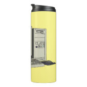 コンピュータ漫画イラストレーション タンブラー (回転右)