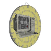 コンピュータ漫画イラストレーション ダーツボード (正面左)