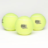 コンピュータ漫画イラストレーション テニスボール (マルチ)