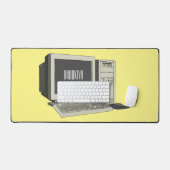 コンピュータ漫画イラストレーション デスクマット (キーボード&マウス)